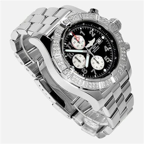 breitling super avenger bezel spring|Breitling super avenger price.